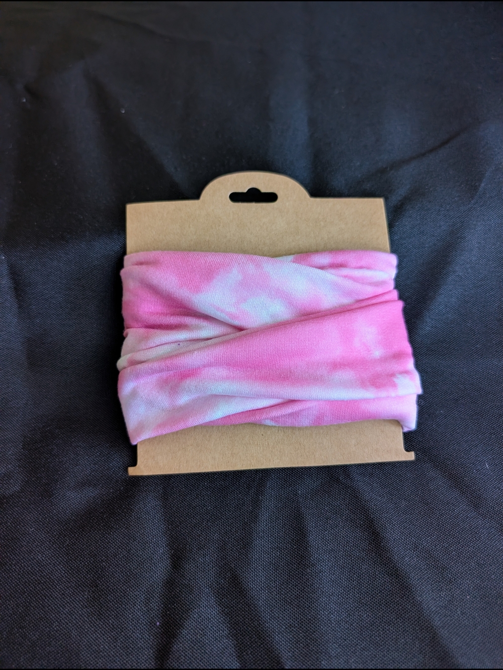 Hand Crafted Pink Tie-Dye Bohemian Headband